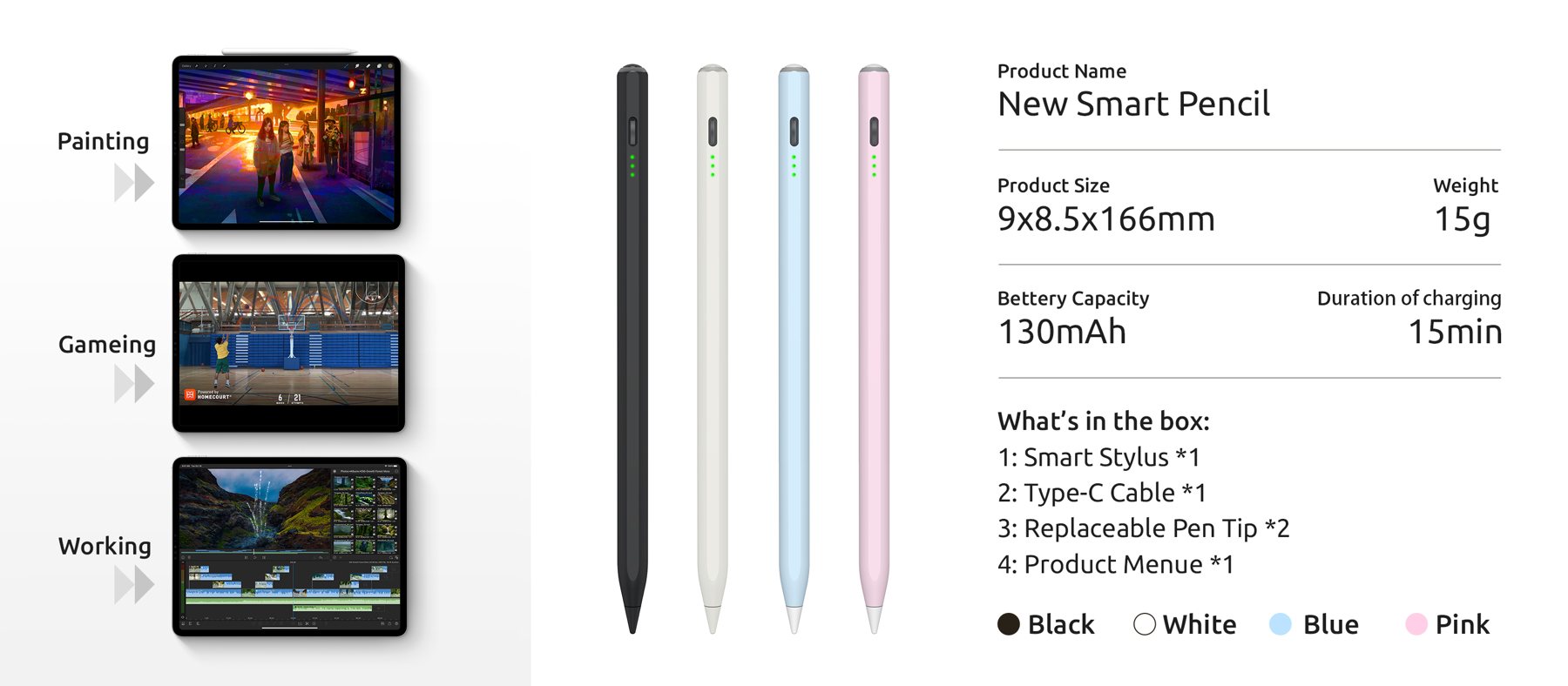 Stylus Pencil for iPad from the OASO design studio